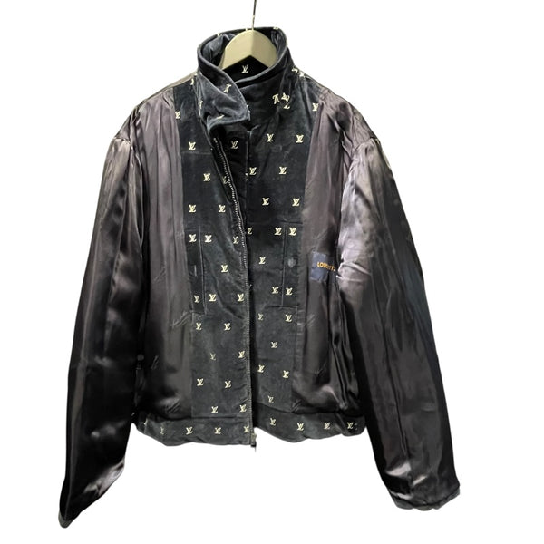 ルイ・ヴィトン LOUIS VUITTON LVロゴベロアイブニングブルゾン HPFB3E ネイビー コットン メンズ その他アウター