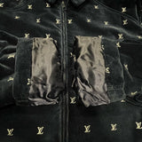 ルイ・ヴィトン LOUIS VUITTON LVロゴベロアイブニングブルゾン HPFB3E ネイビー コットン メンズ その他アウター