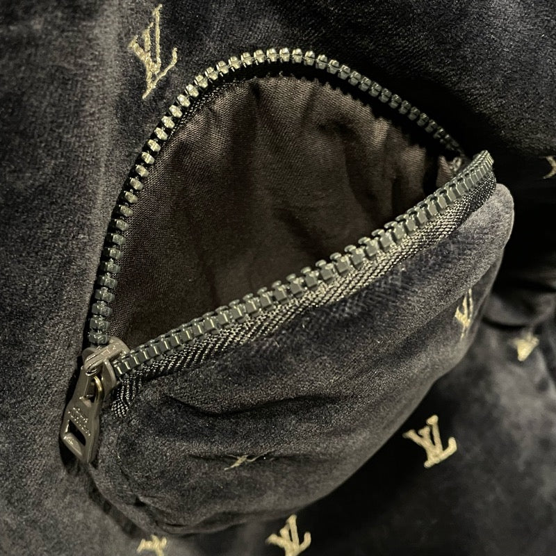 ルイ・ヴィトン LOUIS VUITTON LVロゴベロアイブニングブルゾン HPFB3E ネイビー コットン メンズ その他アウター