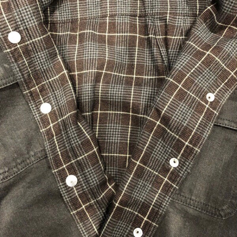 クリスチャン・ディオール Christian Dior リバーシブルシャツ 343D583AY530 コットン メンズ 長袖シャツ