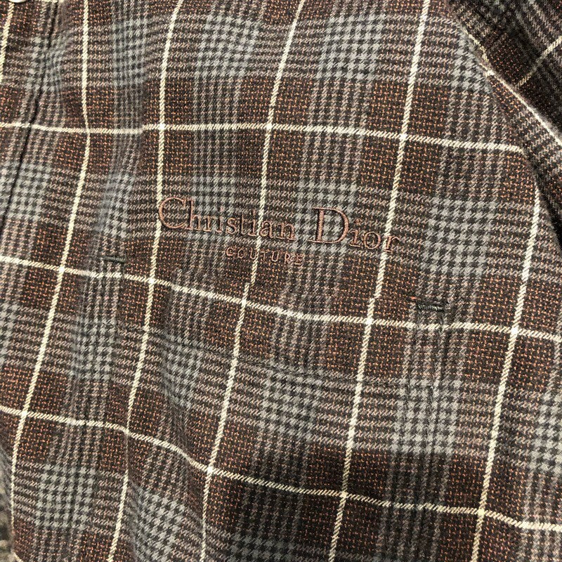 クリスチャン・ディオール Christian Dior リバーシブルシャツ 343D583AY530 コットン メンズ 長袖シャツ