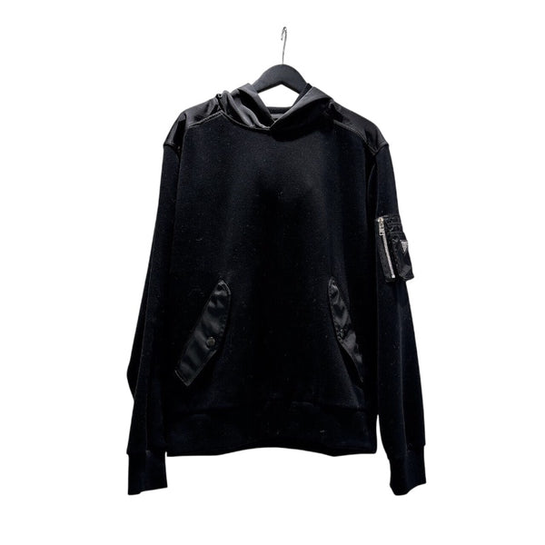 プラダ PRADA RE-NYLON切替トライアングルロゴパーカー UJL04C コットン メンズ パーカー