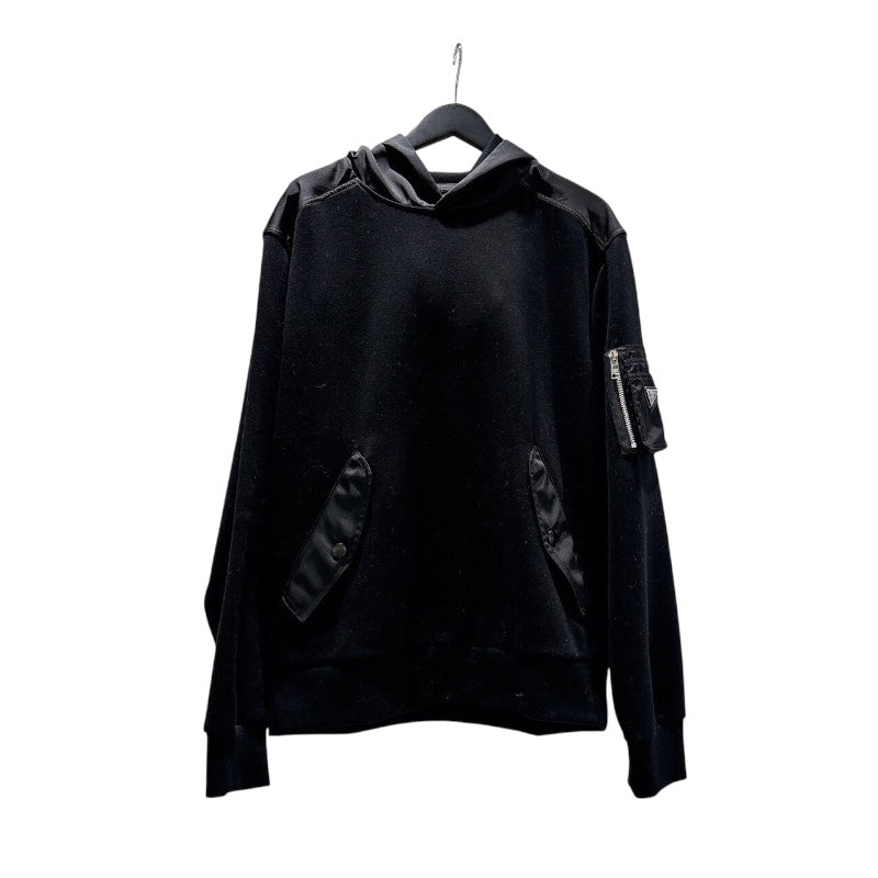 プラダ PRADA RE-NYLON切替トライアングルロゴパーカー UJL04C コットン メンズ パーカー
