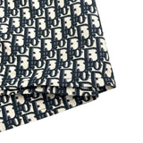 クリスチャン・ディオール Christian Dior オブリーク総柄ロングスカート 127J24A2970 ネイビー ポリエステル レディース ロングスカート