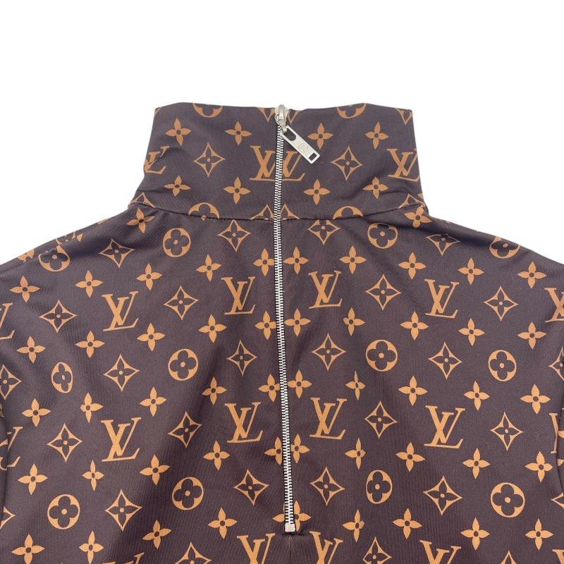 ルイ・ヴィトン LOUIS VUITTON モノグラム柄ワンピース FJRO38 ブラウン ポリアミド レディース ワンピース