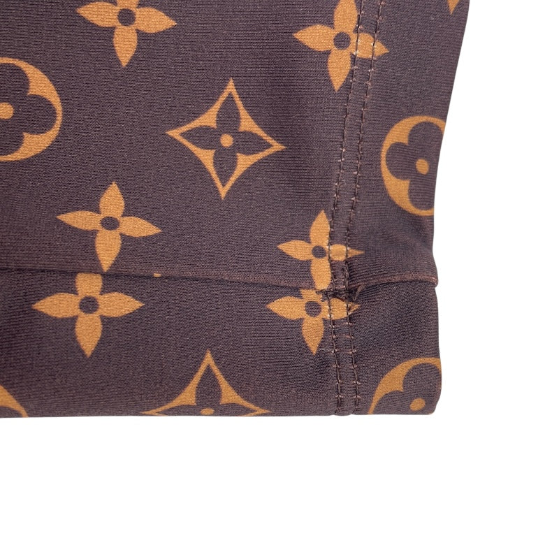 ルイ・ヴィトン LOUIS VUITTON モノグラム柄ワンピース FJRO38 ブラウン ポリアミド レディース ワンピース