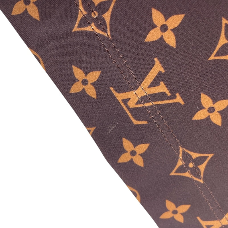 ルイ・ヴィトン LOUIS VUITTON モノグラム柄ワンピース FJRO38 ブラウン ポリアミド レディース ワンピース