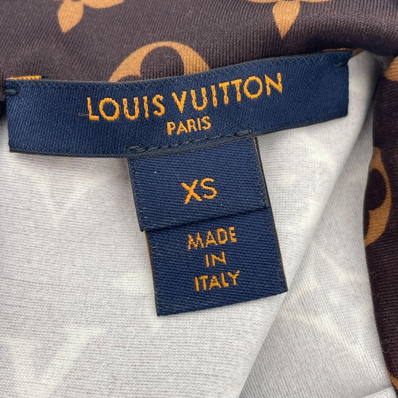 ルイ・ヴィトン LOUIS VUITTON モノグラム柄ワンピース FJRO38 ブラウン ポリアミド レディース ワンピース