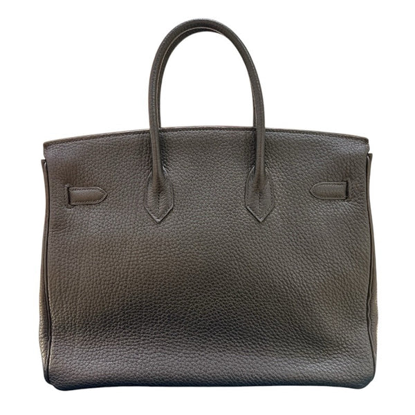 エルメス HERMES バーキン35 ▢F刻 ブラック /ゴールド金具 アルデンヌ レディース ハンドバッグ