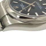 ロレックス ROLEX オイスターパーペチュアル34 ランダム番 124200 ブルー SS 自動巻き メンズ 腕時計