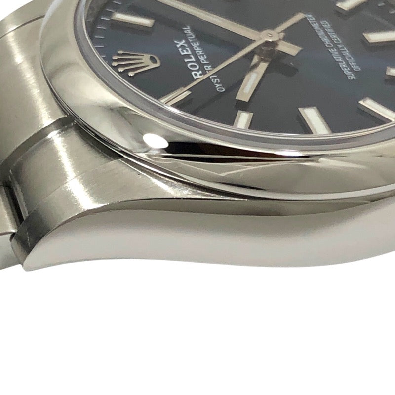 ロレックス ROLEX オイスターパーペチュアル34 ランダム番 124200 ブルー SS 自動巻き メンズ 腕時計