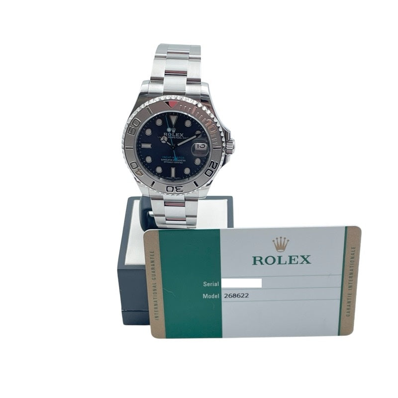 ロレックス ROLEX ヨットマスター37 スレート 268622 グレー SS メンズ 腕時計