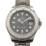 ロレックス ROLEX ヨットマスター37 スレート 268622 グレー SS メンズ 腕時計