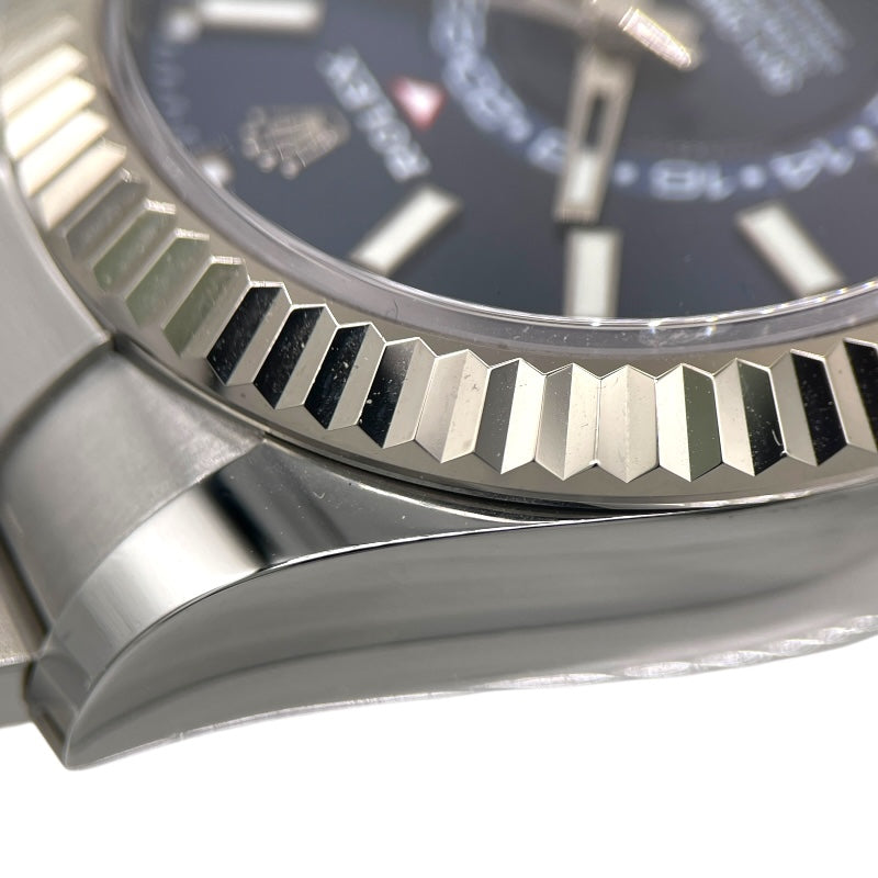 ロレックス ROLEX スカイドゥエラー ランダムシリアル 326934 ブルー WG/SS メンズ 腕時計