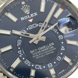 ロレックス ROLEX スカイドゥエラー ランダムシリアル 326934 ブルー WG/SS メンズ 腕時計