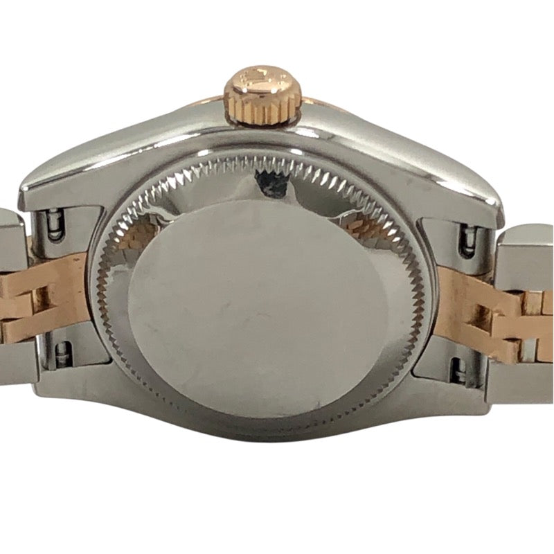 ロレックス ROLEX デイトジャスト G番 179171 チョコレート SS/K18PG レディース 腕時計