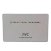 インターナショナルウォッチカンパニー IWC パイロットウォッチ クロノグラフ 150イヤーズ IW377725 ホワイト SS/レザーストラップ(社外品) メンズ 腕時計