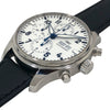 インターナショナルウォッチカンパニー IWC パイロットウォッチ クロノグラフ 150イヤーズ IW377725 ホワイト SS/レザーストラップ(社外品) メンズ 腕時計