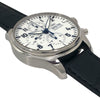 インターナショナルウォッチカンパニー IWC パイロットウォッチ クロノグラフ 150イヤーズ IW377725 ホワイト SS/レザーストラップ(社外品) メンズ 腕時計