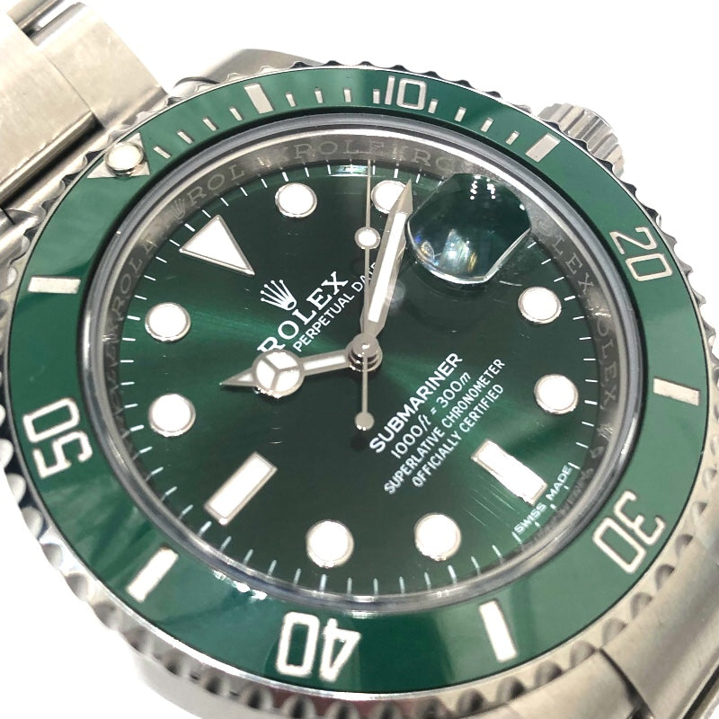 ロレックス ROLEX サブマリーナ 116610LV グリーン ステンレススチール SS メンズ 腕時計