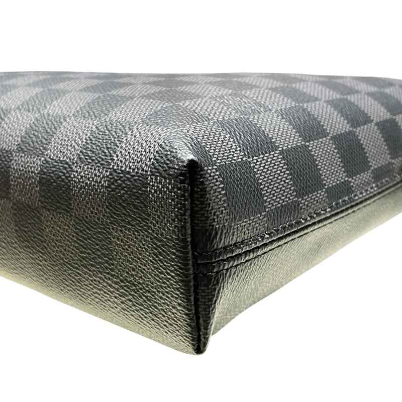 ルイ・ヴィトン LOUIS VUITTON ポルトドキュマンジュールNM N48260 ブラック ダミエグラフィット・PVC・レザー メンズ ビジネスバッグ