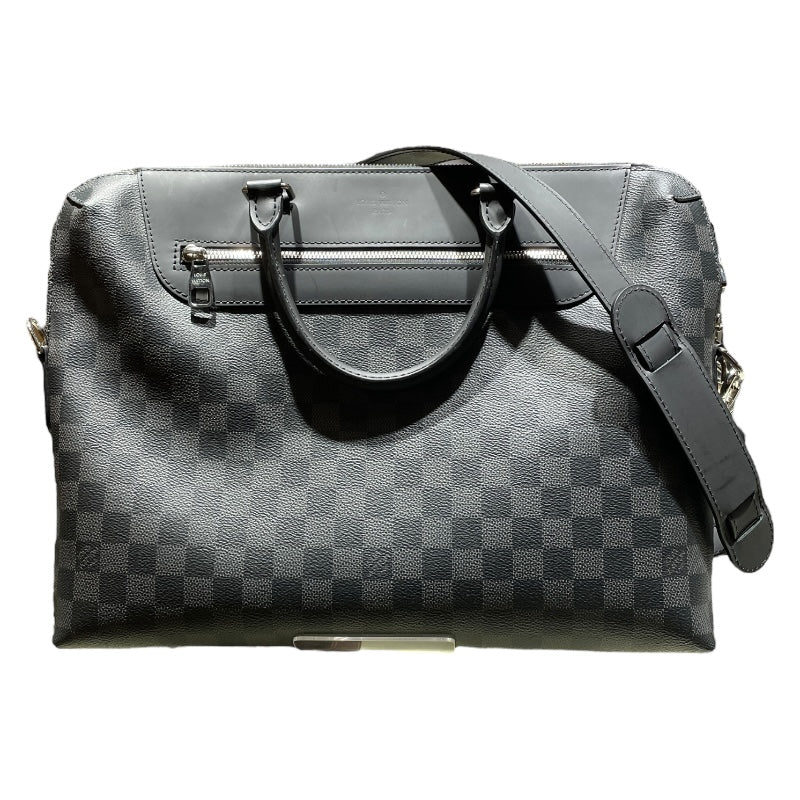 ルイ・ヴィトン LOUIS VUITTON ポルトドキュマンジュールNM N48260 ブラック ダミエグラフィット・PVC・レザー メンズ ビジネスバッグ