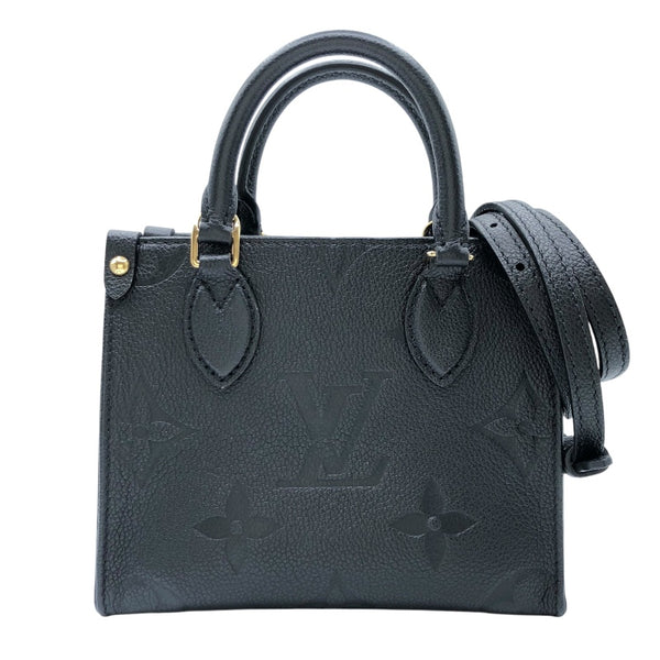 【ユニセックス☆】Louis Vuitton オンザゴーBB ブラック オンザゴーBB 黒 ブラック M46993 未使用