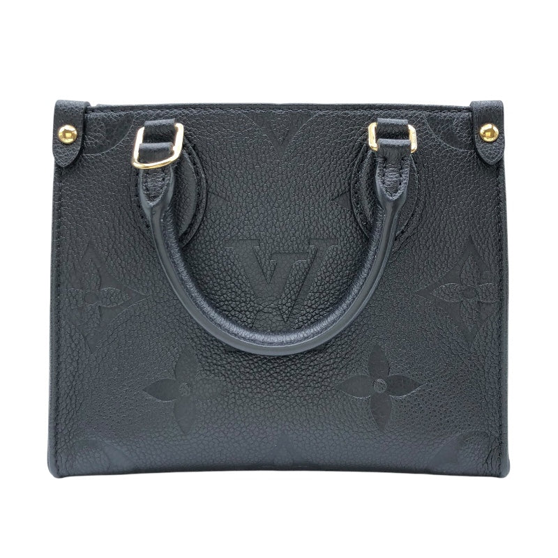 ルイヴィトン ミニショルダーバッグ M46993 オンザゴー BB ルイ・ヴィトン LOUIS VUITTON オンザゴー BB M46993 ブラック
