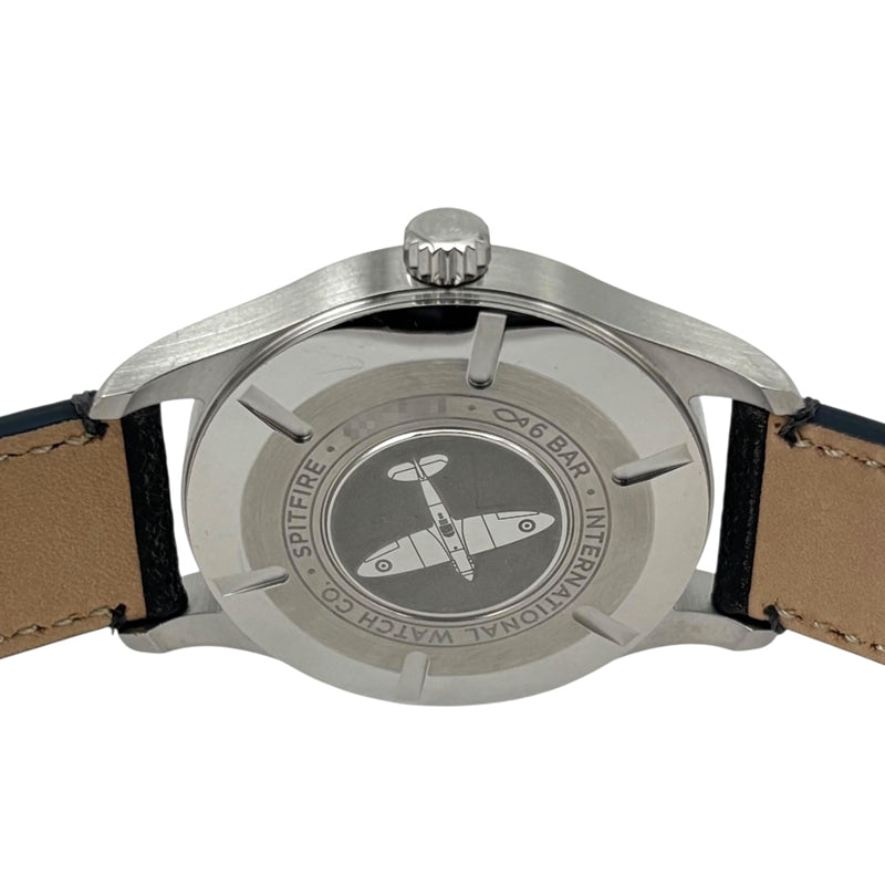 インターナショナルウォッチカンパニー IWC パイロットウォッチ オートマティック スピットファイア IW326801 ブラック SS/社外ベルト/純正尾錠 メンズ 腕時計