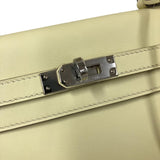 エルメス HERMES ケリー25 内縫い W刻 ジョーヌミルトン シルバー金具 スイフト レディース ショルダーバッグ