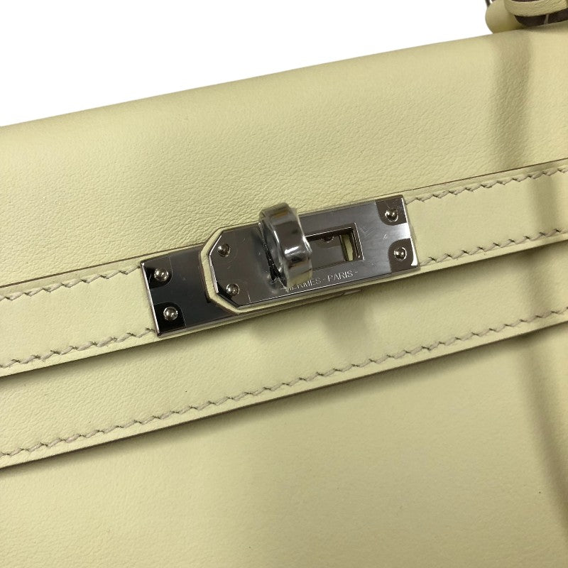 エルメス HERMES ケリー25 内縫い W刻 ジョーヌミルトン シルバー金具 スイフト レディース ショルダーバッグ