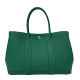 エルメス HERMES ガーデンパーティPM W刻 ヴェールジェイド シルバー金具 ネゴンダ レディース トートバッグ