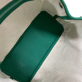 エルメス HERMES ガーデンパーティPM W刻 ヴェールジェイド シルバー金具 ネゴンダ レディース トートバッグ