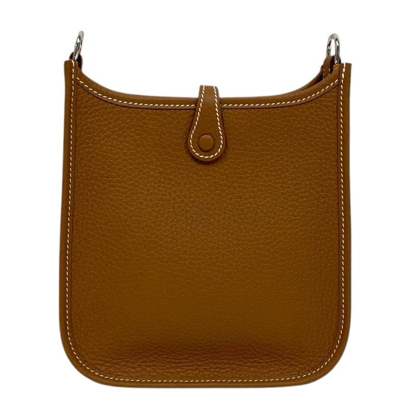 エルメス HERMES エヴリンTPM W刻 ゴールド シルバー金具 トリヨン レディース ショルダーバッグ