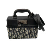 クリスチャン・ディオール Christian Dior ロック ミニ バッグ 1LXP0119MCT オブリークジャガード キャンバス/レザー レディース ショルダーバッグ
