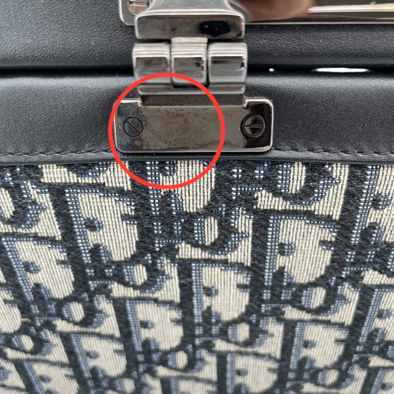 クリスチャン・ディオール Christian Dior ロック ミニ バッグ 1LXP0119MCT オブリークジャガード キャンバス/レザー レディース ショルダーバッグ