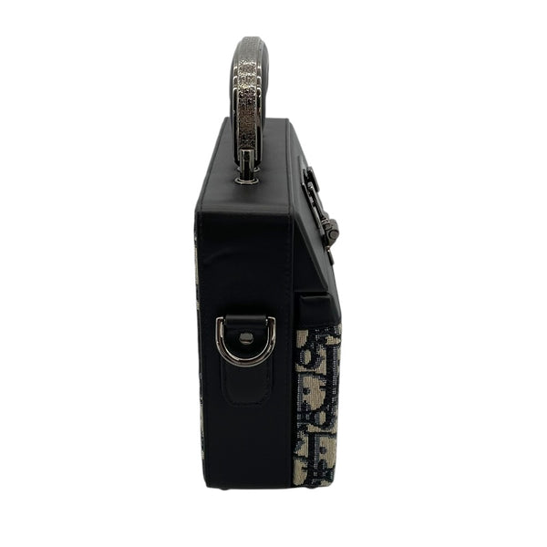 クリスチャン・ディオール Christian Dior ロック ミニ バッグ 1LXP0119MCT オブリークジャガード キャンバス/レザー レディース ショルダーバッグ