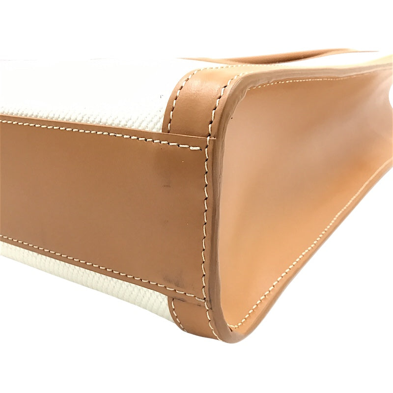 セリーヌ CELINE スモール バーティカルカバ 191542 ナチュラル/タン キャンバス/カーフ レディース ショルダーバッグ