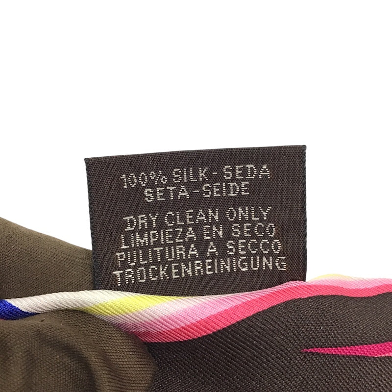 エルメス HERMES ツイリー BRIDES de GALA マルチカラー ピンク系 シルク100% アクセサリー