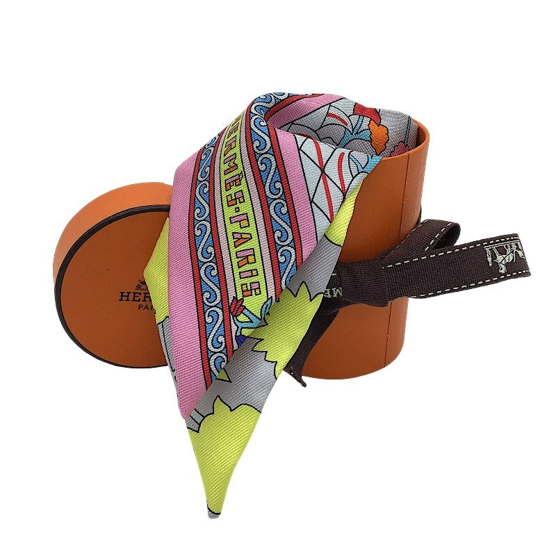 エルメス HERMES ツイリー TAPIS PERSANS マルチカラー シルク