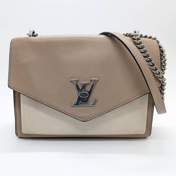 ルイ・ヴィトン LOUIS VUITTON マイロックミーBB M52777 ベージュ レザー レディース ショルダーバッグ
