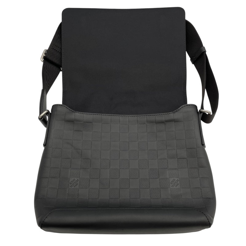 ルイ・ヴィトン LOUIS VUITTON ディストリクトPM N41033 ブラック ダミエ・アンフィニ メンズ ショルダーバッグ
