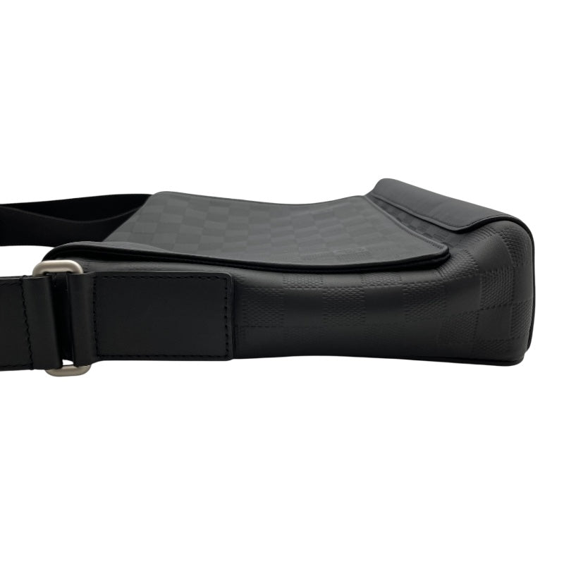 ルイ・ヴィトン LOUIS VUITTON ディストリクトPM N41033 ブラック ダミエ・アンフィニ メンズ ショルダーバッグ