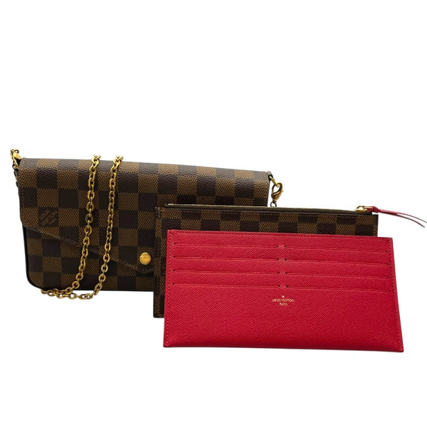 ルイ・ヴィトン LOUIS VUITTON ポシェット・フェリシー N40492 ブラウン ダミエ・キャンバス レディース ショルダーバッグ
