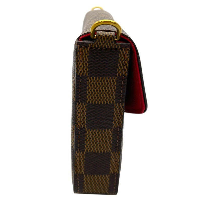 ルイ・ヴィトン LOUIS VUITTON ポシェット・フェリシー N40492 ブラウン ダミエ・キャンバス レディース ショルダーバッグ