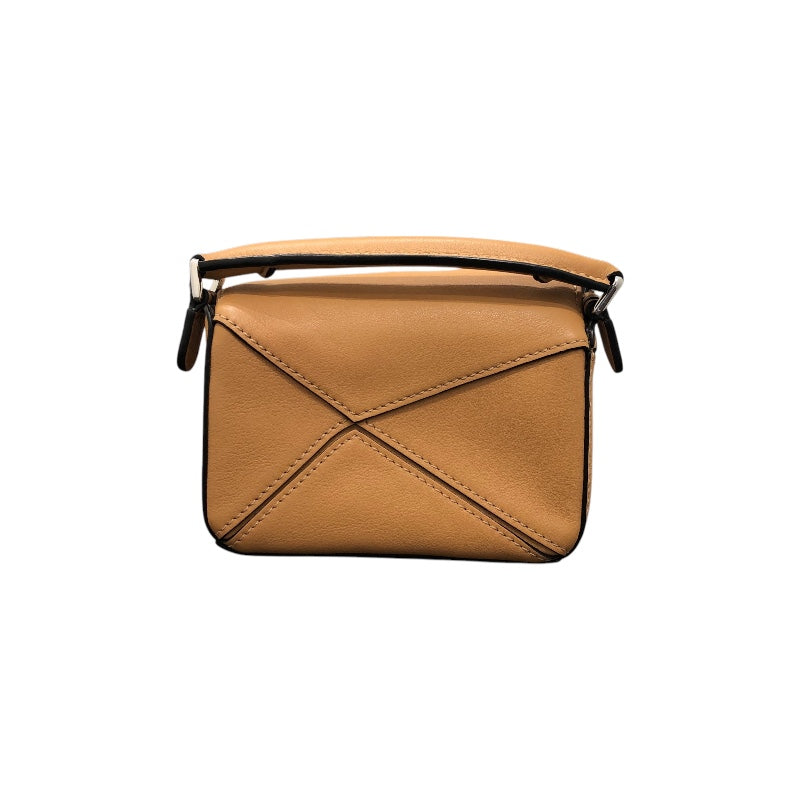ロエベ LOEWE パズルバッグナノ キャメル カーフ レディース