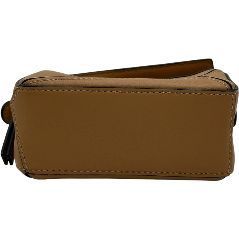 ロエベ LOEWE パズルバッグ ナノ キャメル カーフ レディース