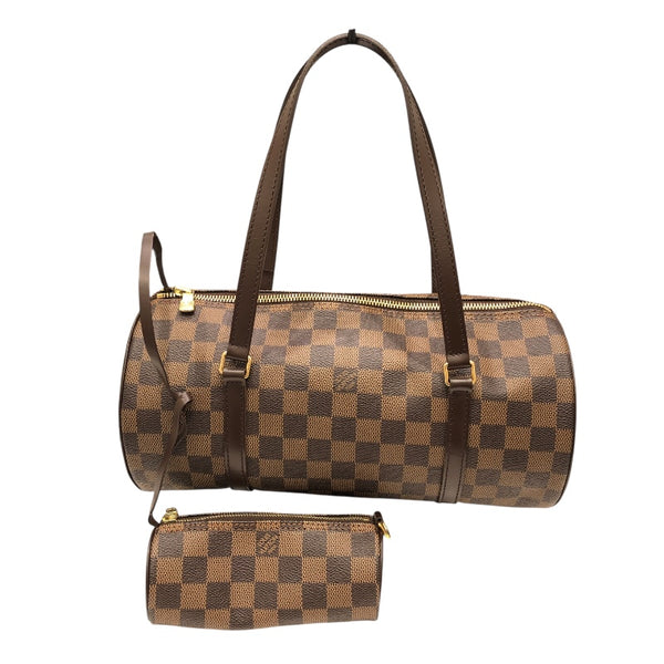 ルイ・ヴィトン LOUIS VUITTON パピヨンGM N51303 ブラウン ダミエキャンバス レディース ハンドバッグ