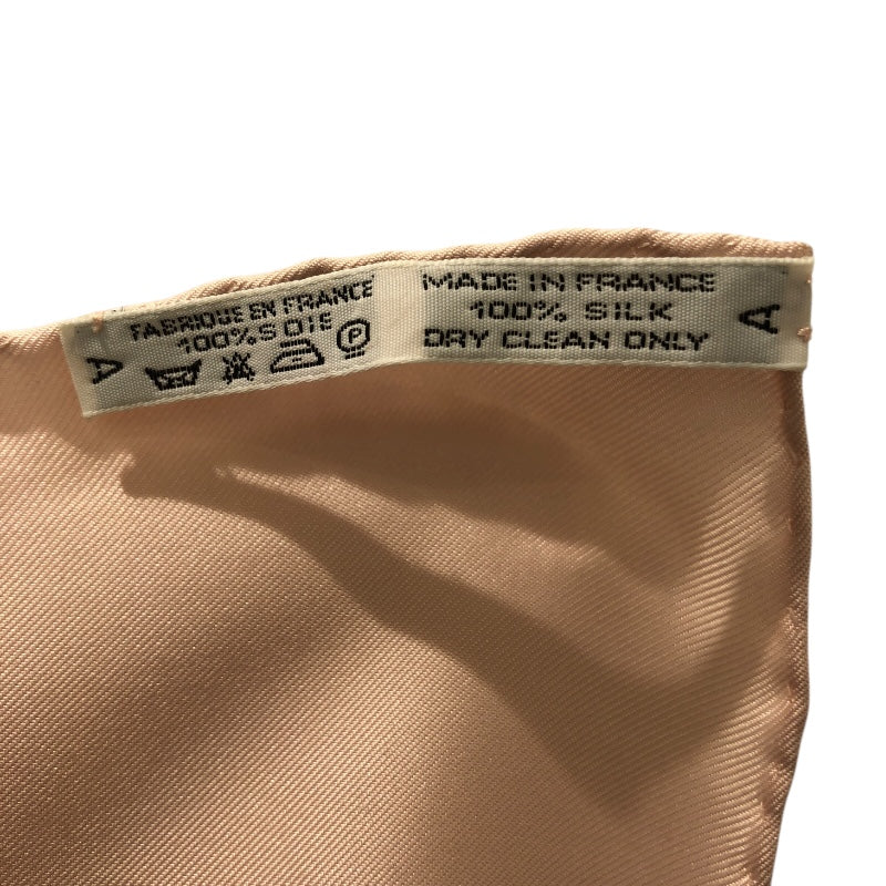 エルメス HERMES カレ90 SPRING S ピンク シルク レディース スカーフ