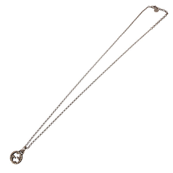 グッチ GUCCI インターロッキング Gネックレス シルバー925 アクセサリー